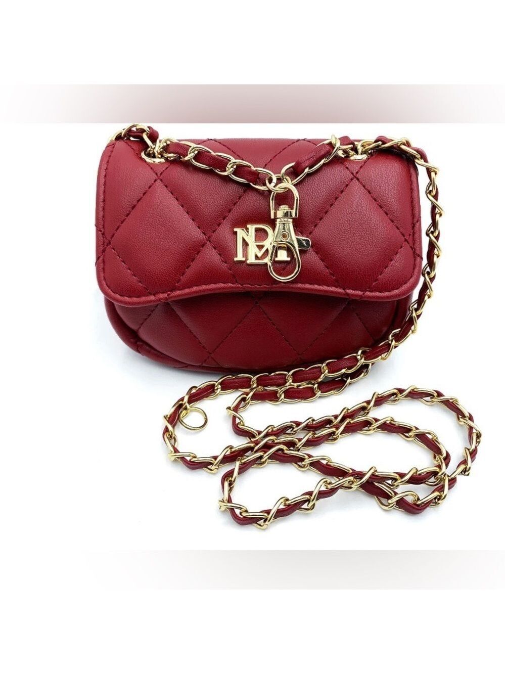 Badgley Mischka Mini Purse with Crossbody Strap and Clip NWT